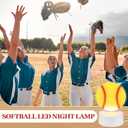VIHOSE 10 Pcs Softball Senior Night Gifts Softball Gifts Bulk LED Night Lamp for Girls Acrylic Light LED Lamp for Sports Team Club Lovers Goodie Favors