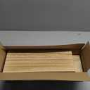 BAYKA Shelves for Bedroom Decor, Floating Wall Shelf for Living Room Kitchen Storage, Wall Mounted Rustic Shelves for Kids Books, Corner Shelf for Bathroom(Carbonized Brown, Set of 4)