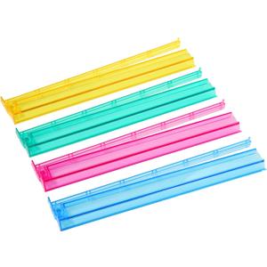 Mahjong All-in-One Tile Rack & Pusher, Clear Acrylic Mahjong Rack and Pusher Combo, Modern American Mahjong Tile Racks, Set of 4, Multi Color