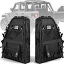 Wrangler Roll Bar Storage Bag Compatible with 1997-2023+ Jeep Wrangler JK TJ LJ & Unlimited JL 4-Door, Multi-Pocket Door Storage Tools Organizers Camping Accessories(2-PCS)