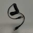 3FT iPhone Coiled Car Charger Cable, [Black] USB-C Coiled Cable for iPhone 17e/17 Pro Max/17Air/17 Pro/17, 16e/16/16 Plus/16 Pro/16 Pro Max, iPhone 15, Auto & CarPlay Charger Curly USB A to C Cord