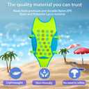 YOTAN Kids Swim Vest, Kid Swim Jacket and Buoyancy Swimming Aid, Modern Design Swimming Vest for Boys and Girls, Innovative Safety Comfort, Green (Large (77-110 lbs))