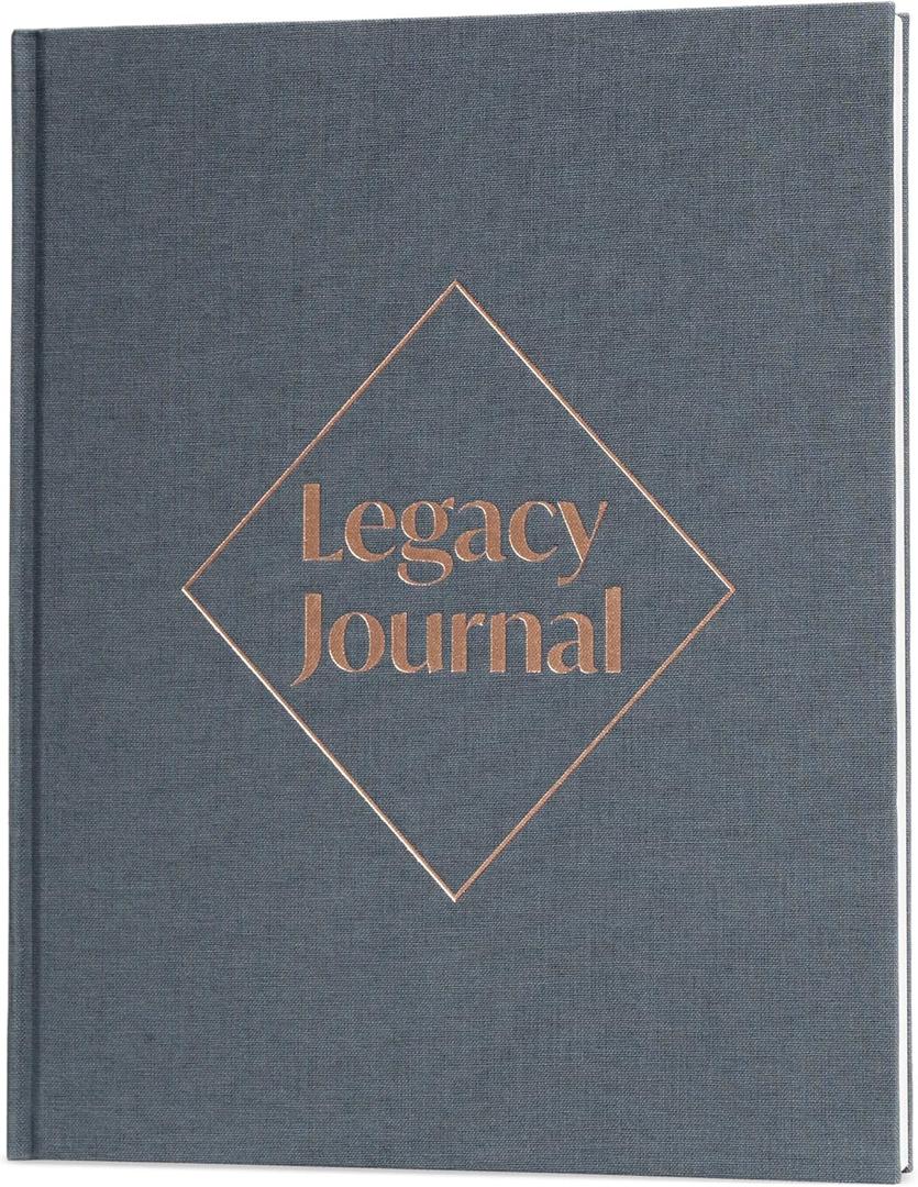 Skyline Grandparent Memory Book  Family Tree & Legacy Journal  Birthday Gifts for Nana, Grandpa & Grandma from Grandchildren (Space Blue) (7.7 x 9.2" (Regular cover))