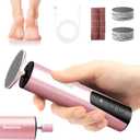 Electric Callus Remover for Feet, Electric Foot File Nail Grinder 2 in 1,Rechargeable Professional Foot Sander Pedicure Tool for Feet Dry Dead Skin with Sandpaper Disk, 6 Speed Adjustable