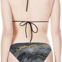 Two Piece Bikini for Women Swimwear Low Waisted Sexy Bathing Suit Push Up Triangle Swimsuit XS-2XL (Blue, XS)