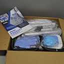 Swive Shower Chair with Arms and Back Heavy Duty 500 lbs for Seniors Elderly Disabled or Bariatric Adults Bench Seat for Inside Shower Stall and Bathroom Bath Tub Seats Adjustable Stool