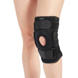 Hinged Knee Brace for Men and Women, Knee Support for Swollen ACL, Tendon, Ligament and Meniscus Injuries (Medium (Pack of 1))