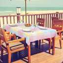 Pink Blue Plaid Outdoor Rectangle Tablecloth with Umbrella Hole 60x84,Rainbow Yellow Buffalo Check Lattice Wrinklefree Wipeable Table Cloth Waterproof Zippered Cover for Camping Picnic Patio Party