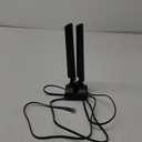 Eightwood WiFi 6E Antenna Tri-Band 6GHz 5GHz 2.4GHz RP-SMA WiFi Antenna Magnet Mount Base for PC Desktop Computer Motherboard WiFi Bluetooth Card Wireless Router