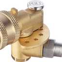 Meteor Blast Pivoting Coupler, 120 Degree with 5 Angles, heavy duty design and Stainless Steel Safety Lock for Pressure Washer Spray Nozzle, Clean Hard to Reach Area, 5000PSI, 1/4 Quick Connect