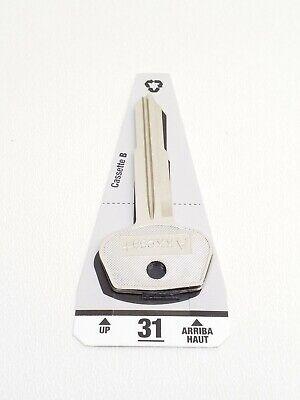 88509 Hillman 31 Key Blank #31 Cassette B Axxess+ Qty. 1 piece