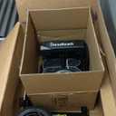 All Terrain Steerable Knee Scooter Crutch AlternativeDeluxe Medical Scooter Double Handbrake,for Adults Injured Ankle & Foot Recovery Scooter in Black