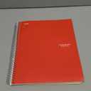 Five Star Spiral Notebook + Study App, 3 Subject, College Ruled Paper, 8-1/2" x 11", 150 Sheets, Fights Ink Bleed, Water Resistant Cover, Fire Red (72065)