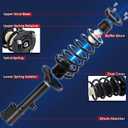 MOSTPLUS Pair Front Strut Assembly Compatible with 2006-2016 Chevy Impala/Impala Limited 172903