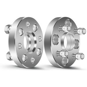 OCPTY 4x100 to 4x100 Wheel Spacers for Accord for Civic for Civic del Sol for CRX for EL for Fit 1 inch 12x1.5 Studs 56.1mm Hub Bore Forged Hub Centric Wheel Spacers 4 lug 2PCS