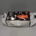 TitanFlex Heavy Duty Orange Industrial Nitrile Gloves with Raised Diamond Texture, Latex Free (8mil) M