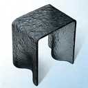 15.7" L*11.4" W *16.5" H,Black Shower Stool,Acrylic Shower Bench Stool Chair Seat for Bathroom Shower,Seat or Organizer for Living Room, Bedroom and Garden - Great for All Ages Unisex Elderly