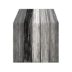 OYIMUA Grey Striped Vintage Table Runner, Rustic Farmhouse Style Kitchen Dining Table Decoration for Home Party Decor 13x72 Inch