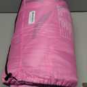 Sleeping Bag - 3 Seasons for Adults Kids Boys Girls Camping Hiking - Warm Cold Weather Lightweight Portable with Compression Bag for Backpacking in Spring, Summer, Fall and Winter (Single, 3 lbs-Pink)