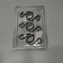 Metal Shower Curtain Hooks, Set of 12, Rust Proof Shower Curtain Hooks Rings, Durable S Shaped Hooks Hangers for Shower Curtains, Kitchen Utensils, Clothes, Towels (Bronze)