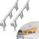 SZJHXIN Stainless Steel Stove Gap Covers,Stove Gap Filler, 23.6 In(2 Pack), Heat Resistant, Gas Stove Side Gap Protector, Silver
