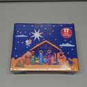 Set for Toddler Nativity Baby Jesus Birth Felt Story Scene Set Christmas Craft Decoration for Religious Party Favor Game for Kid 17 Pcs