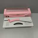 MAKEASY Binding Machine, 21-Hole, Comb Binding Machines with 100PCS Comb Bindings Spines, Comb Binder for Letter Size, A4, A5 Paper
