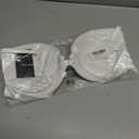 Deyllo Women's Push Up Bra Deep V Underwire Bra Full Coverage Lightly Padded Bras (White)