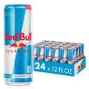 Red Bull Sugar Free Energy Drink with 114mg Caffeine plus Taurine & B Vitamins, 12 Fl Oz, Pack of 24 Cans, Best Before 07/17/2026