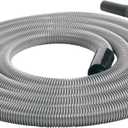16 Ft. Premium Shop Vacuum Extension Hose with 2 tank adapters and 1.25" curved end