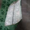 Macarrie St. Patrick's Day Table Runner Green Soft Plush Faux Fur Jacquard Shamrock Tabletop Runner 13 x 71 Inch Clover Seasonal Holiday Kitchen Dining for Home Indoor Mantel Party Decoration