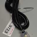 EP 6 Ft Outdoor Extension Cord, 12/3 SJTW Heavy Duty Waterproof Power Cable, 3 Prong Grounded Plug, Lighted End, for Lawn, Garden, Appliances, Black