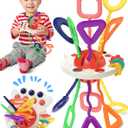 Tonberless Baby Sensory Montessori Toys for 6-12-18 Months, Toddler Teething Toy Birthday Gift Travel Toys for 1 2 3 Year Old Boy Girl Infant 8 9 10 Months Old