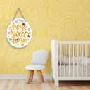 2 x Bee Decor Accessories Bee Decorations for Home Funny Wall Art Decor Hanging Sign Wood Plaque Block for Home Farmhouse Gate Living Room Bedroom