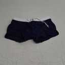 TONLEN Mens Swimwear Short Swim Trunks with Zipper Pocket (Medium, Dark Blue #2)