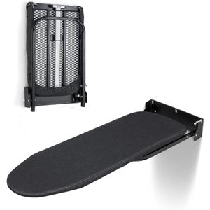 Duwee 12"36" Wall Mounted Ironing Board,Folding Ironing Board Cabinet with Heat Resistant Cover,Compact Wall Mount Fold Down Iron Board for Small Spaces