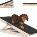 Dog Ramp for Couch Low Incline, Small Dog Ramp for Bed with Adjustable Slope, Non-Slip Rubber Walking Surface, Pet Ramps for Small Dogs Dachshund Corgi - 40 Inch