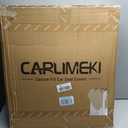 Carlimeki Leather Seat Covers Custom Fit for Tundra 2026 2025 2024 2023 2022 CrewMax SR, SR5, Limited, Platinum, 1794 Edition, TRD Pro, Capstone - Premium Faux Leather Fully Covered - Camo Black