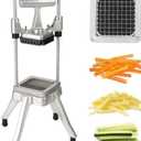 POWLAB Commercial Chopper Cutter - Heavy Duty Stainless Stee Dicer for Fruit, Vegetable, Tomato, Peppers, Onion, Potato - 1IN1, 3/8''