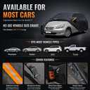 Hatchback Cover Outdoor Car Covers(Length up to 206 inch) Universal Fit for Honda Fit Honda Odyssey,Toyota Prius Sienna,Dodge Caravan,Lancer,Volvo V40 V60 etc Size H2(See Size Chart)