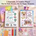3 x DIY Journal Kit for Girls Ages 8-12, 200+PCS Teen Tween Girl Gifts Trendy Stuff, Party Favors for Kids 8-12, Birthday Gift for Girls.