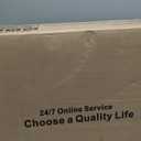 Wood Nightstand with Charging Station, Fluted Bedroom Nightstand, Bedside Table Chest, 25.4'' H X 19.7'' W X 15D''