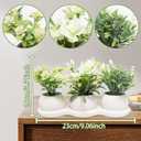 Uguisu 1pcs Fake Plants Indoor Artificial Plants Small Faux Plants Desk Decor Bathroom Decoration Home Decor Room Decoration Aesthetics. (A1)