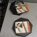 2 Pcs Siding Mounting Block for 4'' Double 1/2'' Lap Siding, Exterior Light Mounting Kit with Built-in Electrical Box, Paintable ABS Plastic, Weatherproof for T111 and Har-die-Plank Siding, Black