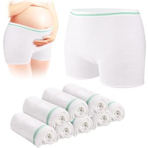 Carer Mesh Underwear Postpartum Postpartum Essentials Reusable, Stretchy Postpartum Underwear High Waist Mesh Panties L