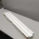 DEZ FURNISHINGS Cordless 2" Faux Wood Blind, 34" W x 72" H, White