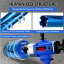 SALI Diamond Core Drill Bits 1 1/2" Diameter 10"/254mm Drilling Depth 5/8-11" Thread Core Bit Turbo Laser-Welded Segments for Cured Concrete with Brick, Block, Masonry, with Two Adapters