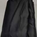 NICETOWN Pitch Black Solid Thermal Insulated Grommet Blackout Curtains/Drapes for Bedroom Window (2 Panels, 42 inches Wide by 63 inches Long, Black)