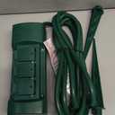 BESTTEN Outdoor Power Strip with Covers and Overload Protection Switch, Double Sided 6-Outlet Yard Power Stake with 9-Foot Long Extension Cord, ETL Certified, Green