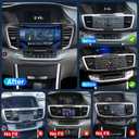 [8Core 4G+64G] Car Radio for Honda Accord 9th EX-L 2013 2014 2015: 10.1" 1280 * 800 Touchscreen Stereo with Wireless CarPlay Android Auto 5G WiFi GPS Bluetooth FM AM RDS SWC Backup Camera